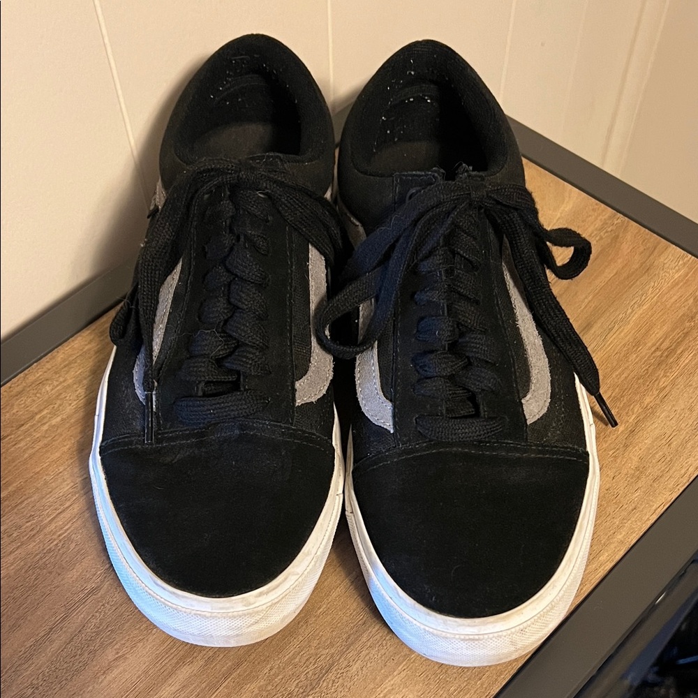 Vans Black and Gray Men's Sneakers
